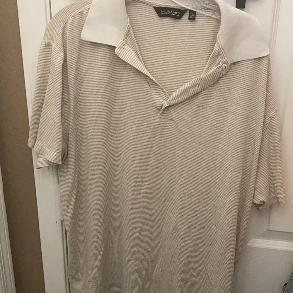 FINAL MARKDOWN Men’s murano silk blend polo shirt xl